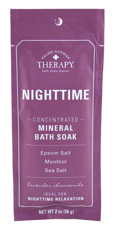 Village Nat. Aches+Pains Night Time Bath Soak 2oz (12in)