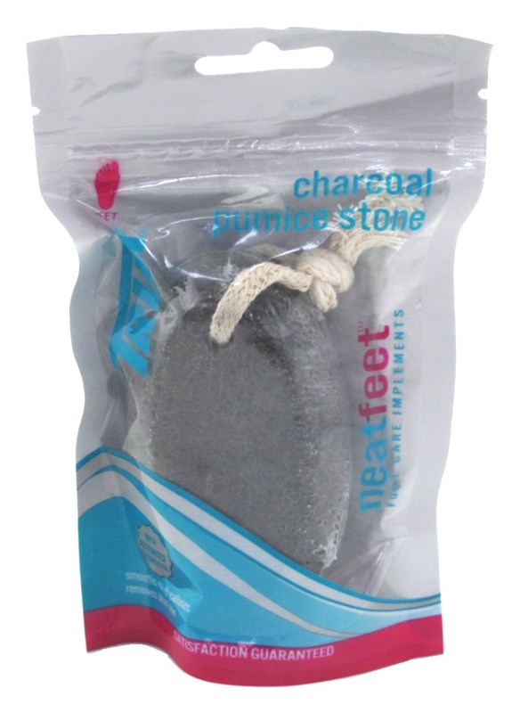 Trim Neat Feet Pumice Stone Charcoal ( (1PC))