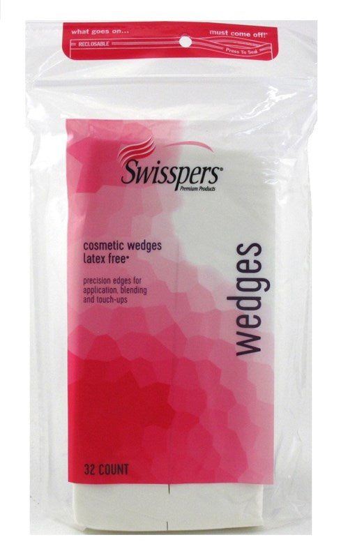 Swisspers Cosmetics Wedges 32 Count (Latex-Free)