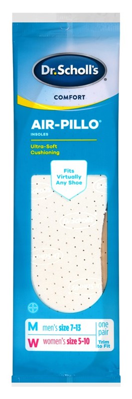 Dr. Scholls Air-Pillo Ultra Soft Insoles (M 7-13/W 5-10)