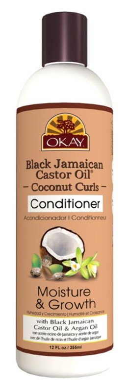 Okay Conditioner Coconut Curls 12oz Black Jamaican Castor Oil