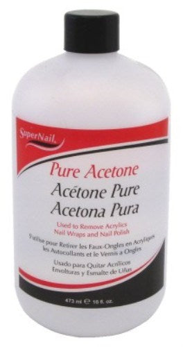 Super Nail 16oz Pure Acetone .