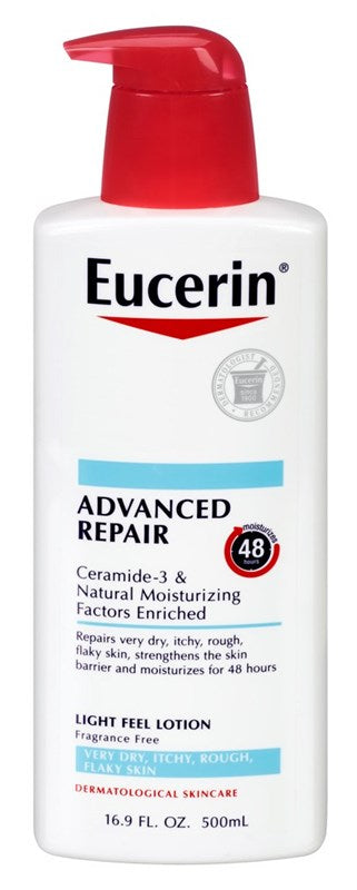 Eucerin Lotion Advanced Repair 16.9oz Pump (Fragrance-Free)