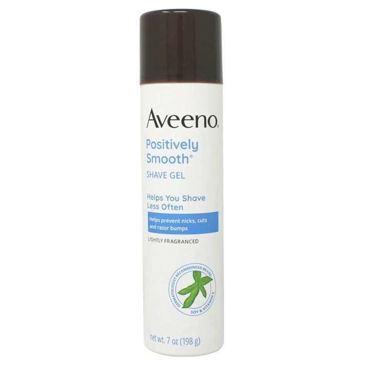 Aveeno Shave Gel Positively Smooth Lightly Fragranced 7oz