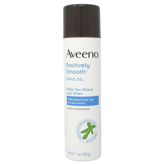 Aveeno Shave Gel Positively Smooth Lightly Fragranced 7oz