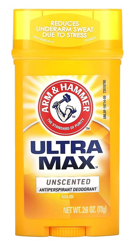 Arm & Hammer Deodorant 2.6oz Solid Ultra Max Unscented