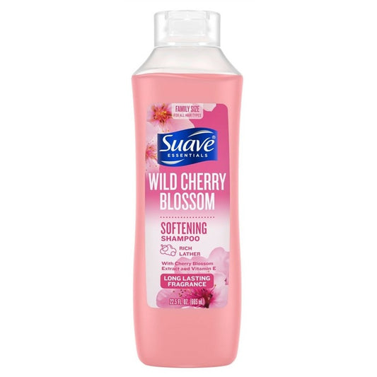 Suave Shampoo Wild Cherry Blossom 22.5oz