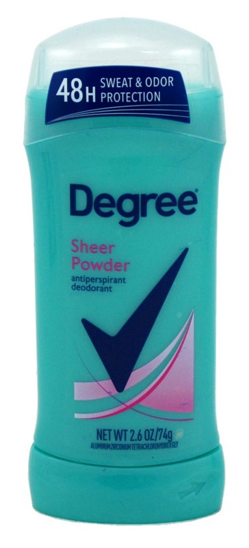 Degree Deodorant 2.6oz Womens Sheer Powder