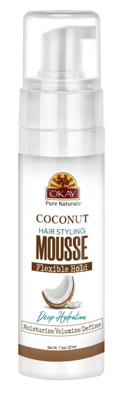 Okay Mousse Extra Hold Coconut 7.5oz