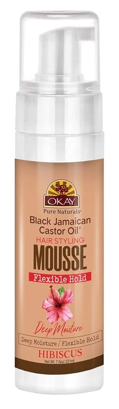 Okay Mousse Flexible Hold Hibiscus Deep Moisture 7.5oz