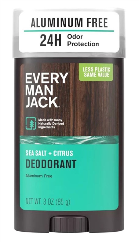 Every Man Jack Deodorant 2.7oz Sea Salt (Aluminum-Free)