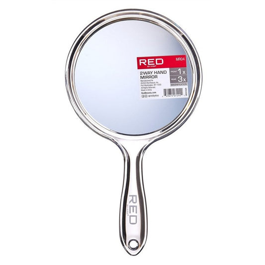 Kiss Red Mirror 2 Way Handheld 5.5In X 5.5In