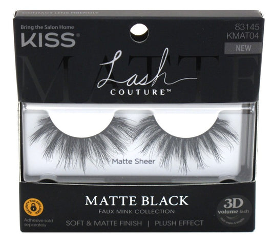 Kiss Lash Couture Matte Black Matte Sheer