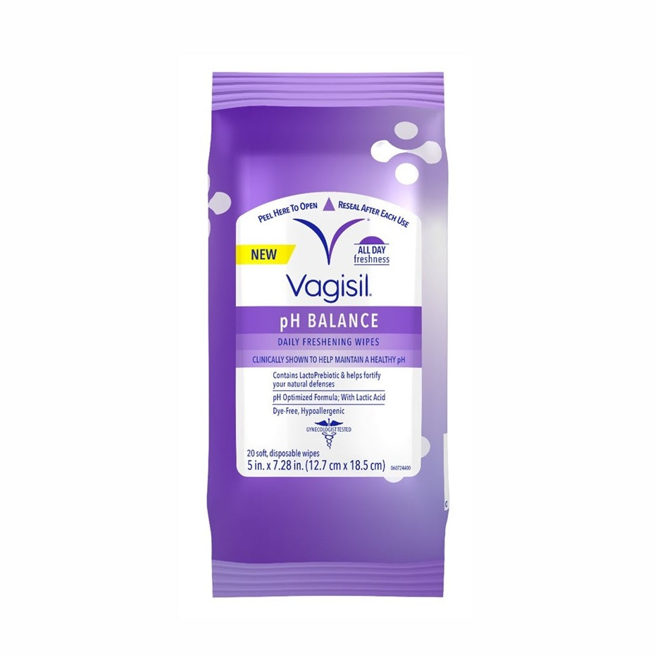 Vagisil Daily Freshening Wipes 20 Count ( (1PC))