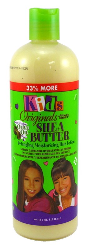 Africas Best Kids Orig Shea Butter Detang Lotion 16oz