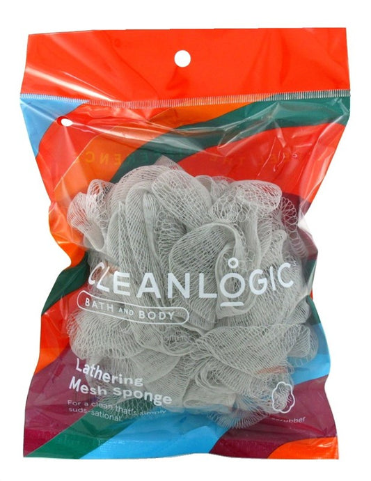 Clean Logic Bath & Body Lathering Mesh Sponge (1PC)