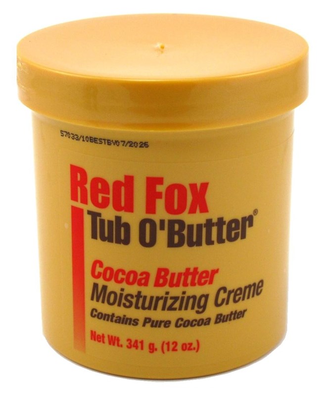 Red Fox Tub O Butter Cocoa Butter 12oz Jar