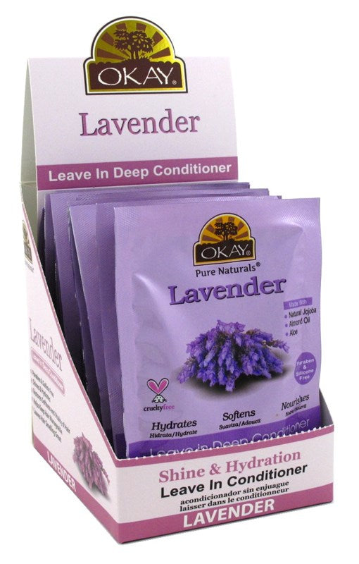 Okay Leave-In Deep Cond Pks Lavender 1.5oz (12in)