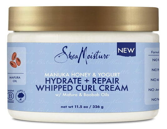 Shea Moisture Manuka Honey + Yogurt Whip Curl Cream 11.5oz