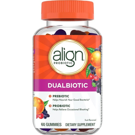 Align Probiotic Supplement Dualbiotic 60 Gummies