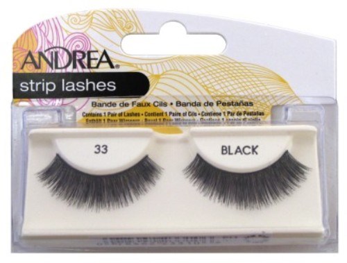Andrea Lashes Strip Style 33 Black