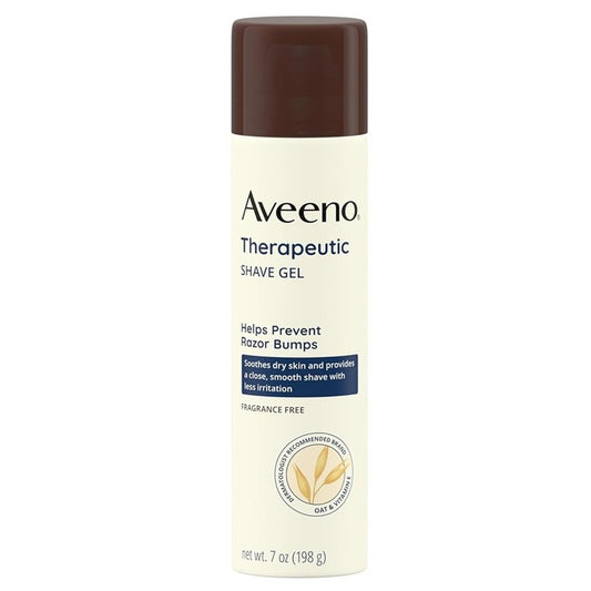 Aveeno Shave Gel Therapeutic Fragrance-Free 7oz