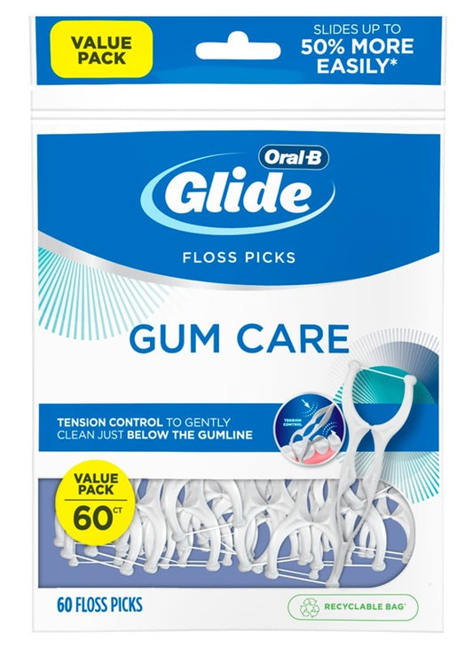 Oral-B Glide Floss Picks Gum Care 60 Count Value Pack