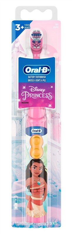 Oral-B Toothbrush Rotating Head Princess Soft (Battery)