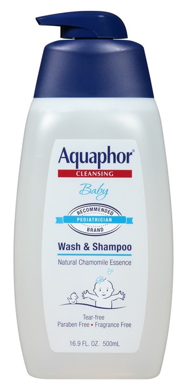 Aquaphor Baby Cleansing Wash And Shampoo 16oz Pump