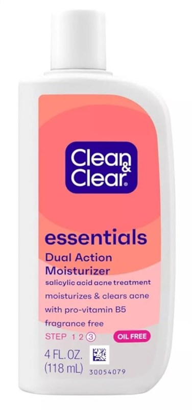 Clean & Clear Essentials Dual Action Moisturizer 4oz