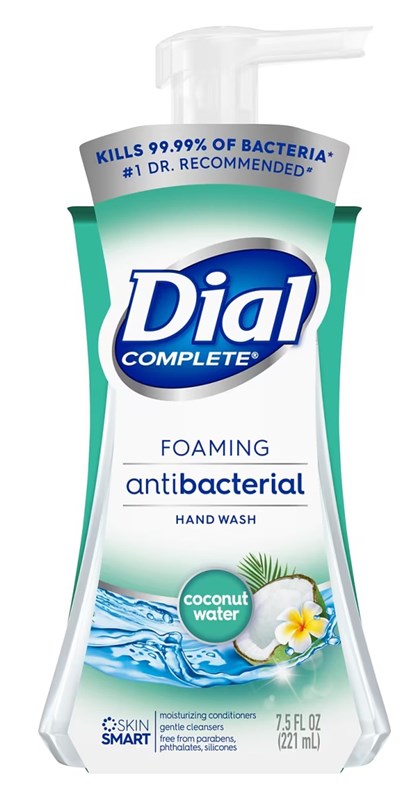 Dial Foaming Hand Wash 7.5oz Anti-Bacterial Coconut Water