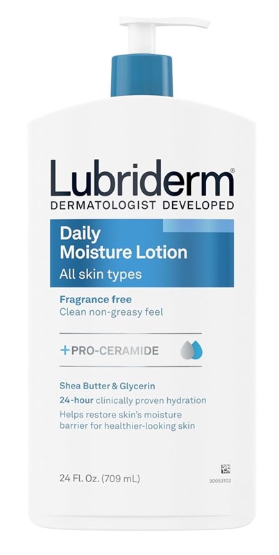 Lubriderm Daily Moisture Lotion Frag-Free 24oz Norm-Dry
