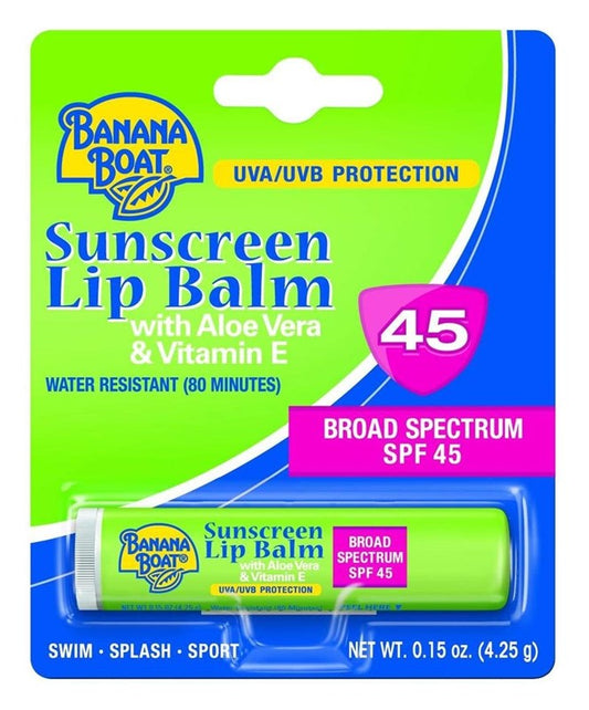 Banana Boat Spf#45 Lip Balm Sunscreen 0.15oz ( (1PC))