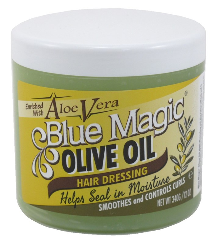 Blue Magic Olive Oil Hair Dressing With Aloe Vera 12oz