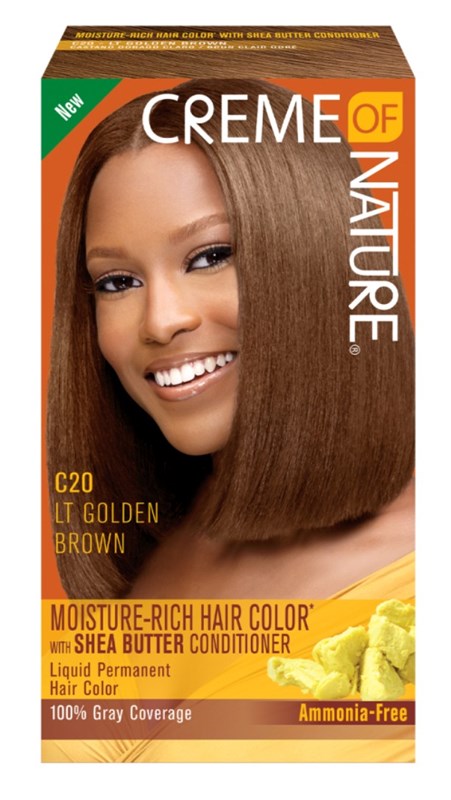 Creme Of Nature Color C20 Light Golden Brown Kit