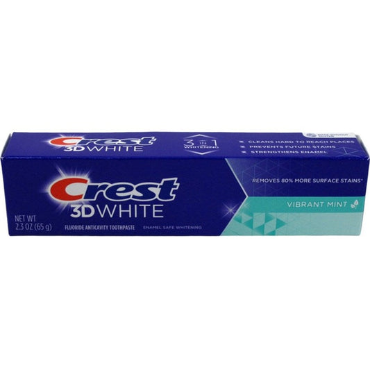 Crest Toothpaste 2.3oz 3D White Vibrant Mint (24in)