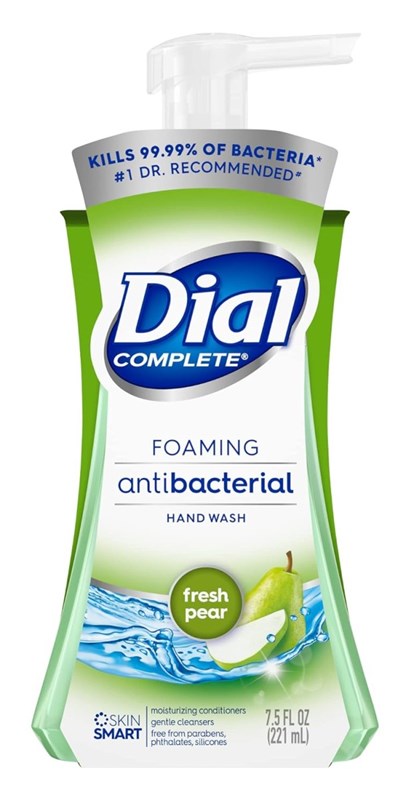 Dial Foaming Hand Wash 7.5oz Anti-Bacterial Fresh Pear