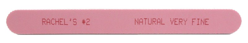 Rachels #02 Natural Very Fine Files 50 Count Pink