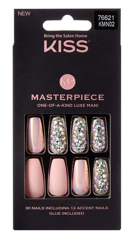 Kiss Masterpiece Kit 30 Count Pink/Silver Glitter