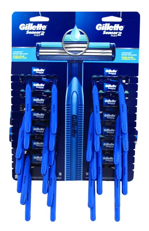 Gillette Mens Sensor Plus 2 Disposable Razor (28in)