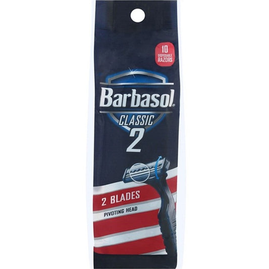 Barbasol Classic 2 Razors Disposable 10 Count (3in)