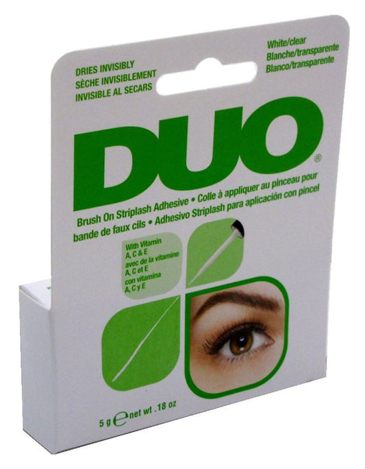 Duo Brush-On Striplash Adhesive White/Clear 0.18oz