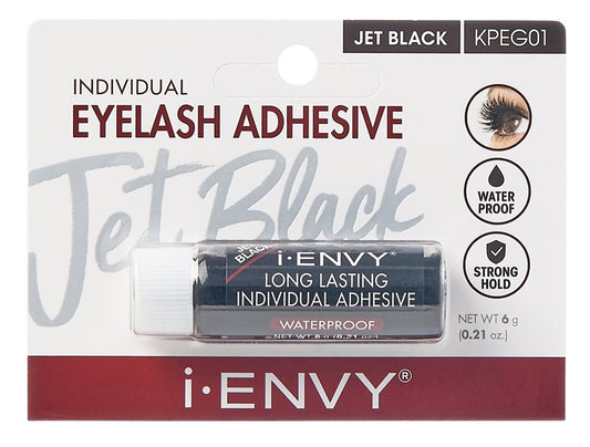 Kiss I Envy Individual Eyelash Adhesive Jet Black 01 0.25oz