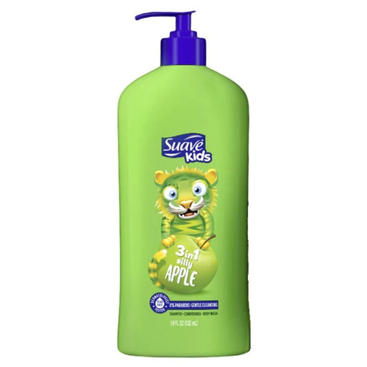 Suave Kids 3-In-1 Shampoo-Cond -Bodywash Silly Apple 18oz