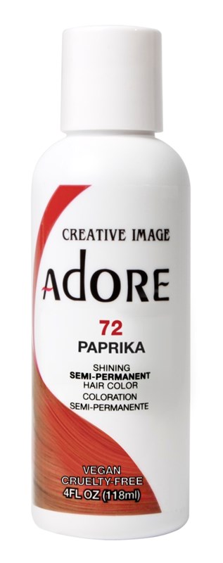 Adore Semi-Permanent Haircolor #072 Paprika 4oz