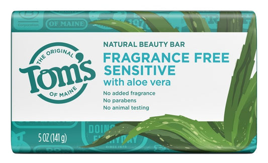 Toms Nat Beauty Bar Fragrance -Free Sensitive 5oz