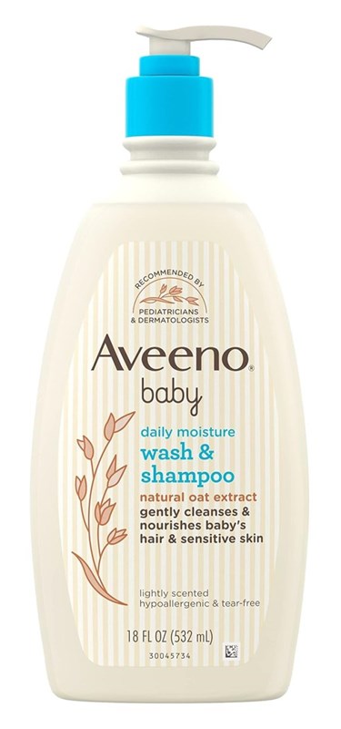 Aveeno Baby Wash And Shampoo Daily Moisture 18oz Oat Extrct