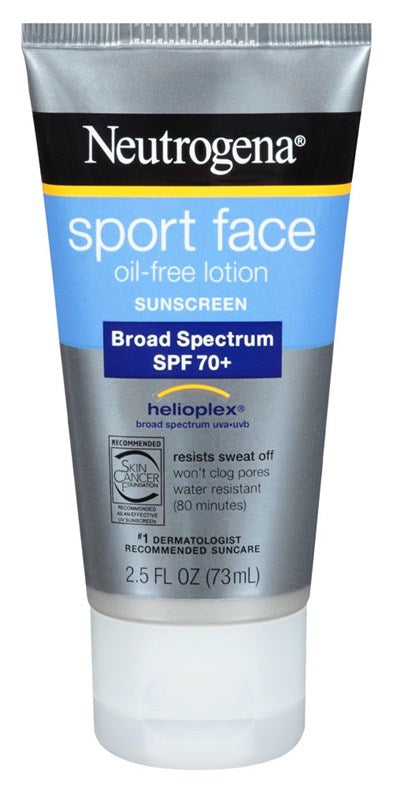 Neutrogena Sport Spf#70+ Face 2.5oz Tube