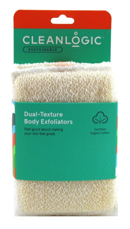 Clean Logic Sustainable Dual Texture Exfoliators