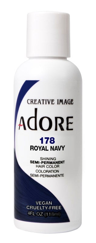 Adore Semi-Permanent Haircolor #178 Royal Navy 4oz